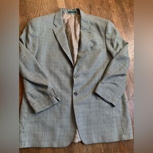 Lauren Ralph Lauren 46R Multicolor Houndstooth Suit Blazer Sports Coat.